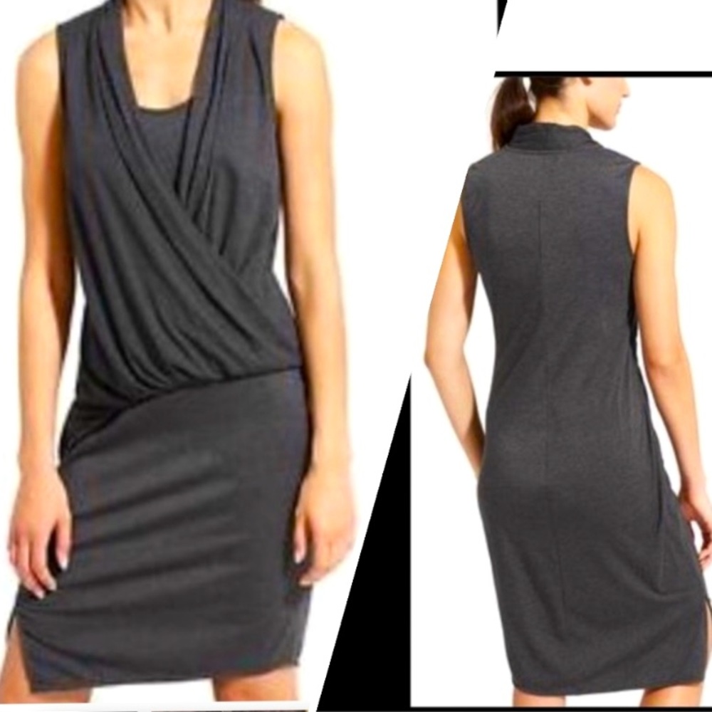 Athleta Duet faux wrap dress xs